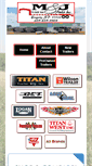 Mobile Screenshot of mjtrailers.com